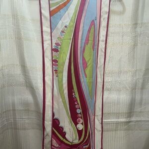 Emilio Pucci Multicolor Silk Scarf